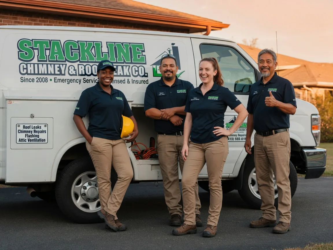 Chimney flashing repair company in Lebanon, OK